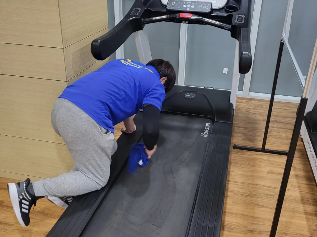 합천군 봉산면 피트니스 라커 검사실 위생청소 사례 - 행진크린