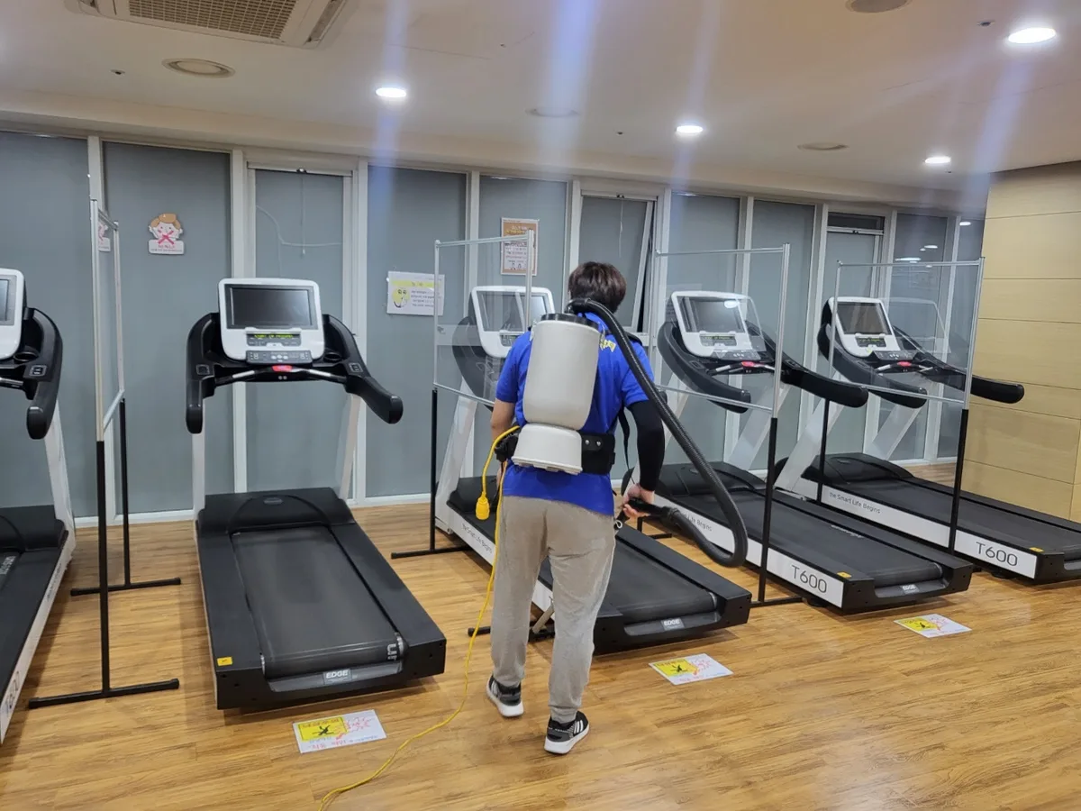 합천군 율곡면 헬스장 탕비실 직원 휴게공간 위생청소 사례 - 행진크린